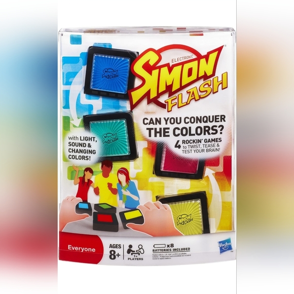 NIB - Hasbro Simon Flash Electronic game Christmas Gift - Picture 1 of 6